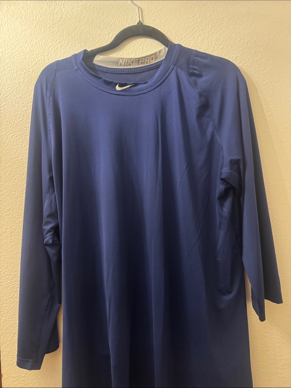Nike Pro Long Sleeve Performance Top - Blue